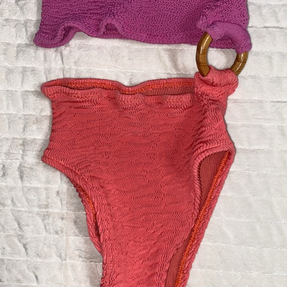 Cleonie x Free People Crinkle Cut One Piece Bikini One Size - Picture 5 of 7